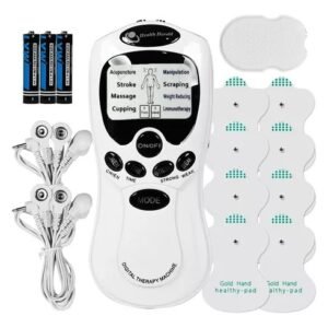 ESTIMULADOR MUSCULAR ELÉCTRICO TENS-EMS 8 MODOS / ACUPUNTURA