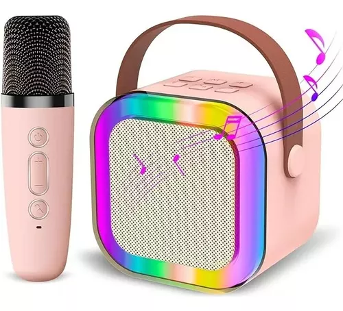 Kit Parlante Y Micrófono Karaoke Para Niños Bluetooth K12