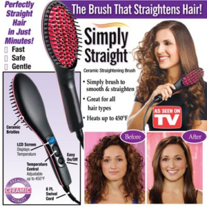 Cepillo alisador de cabello Simply StraightSimply Straight Hair Straightener Brush