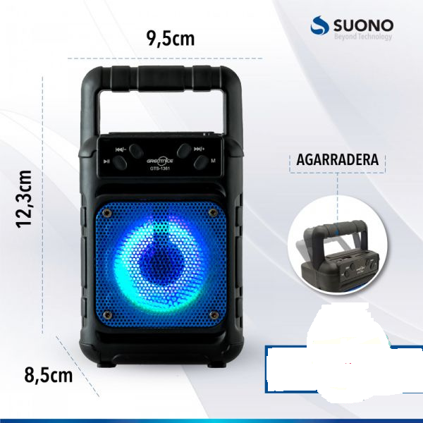 Parlante Bluetooth Inalámbrico Portátil Radio Fm - Image 2