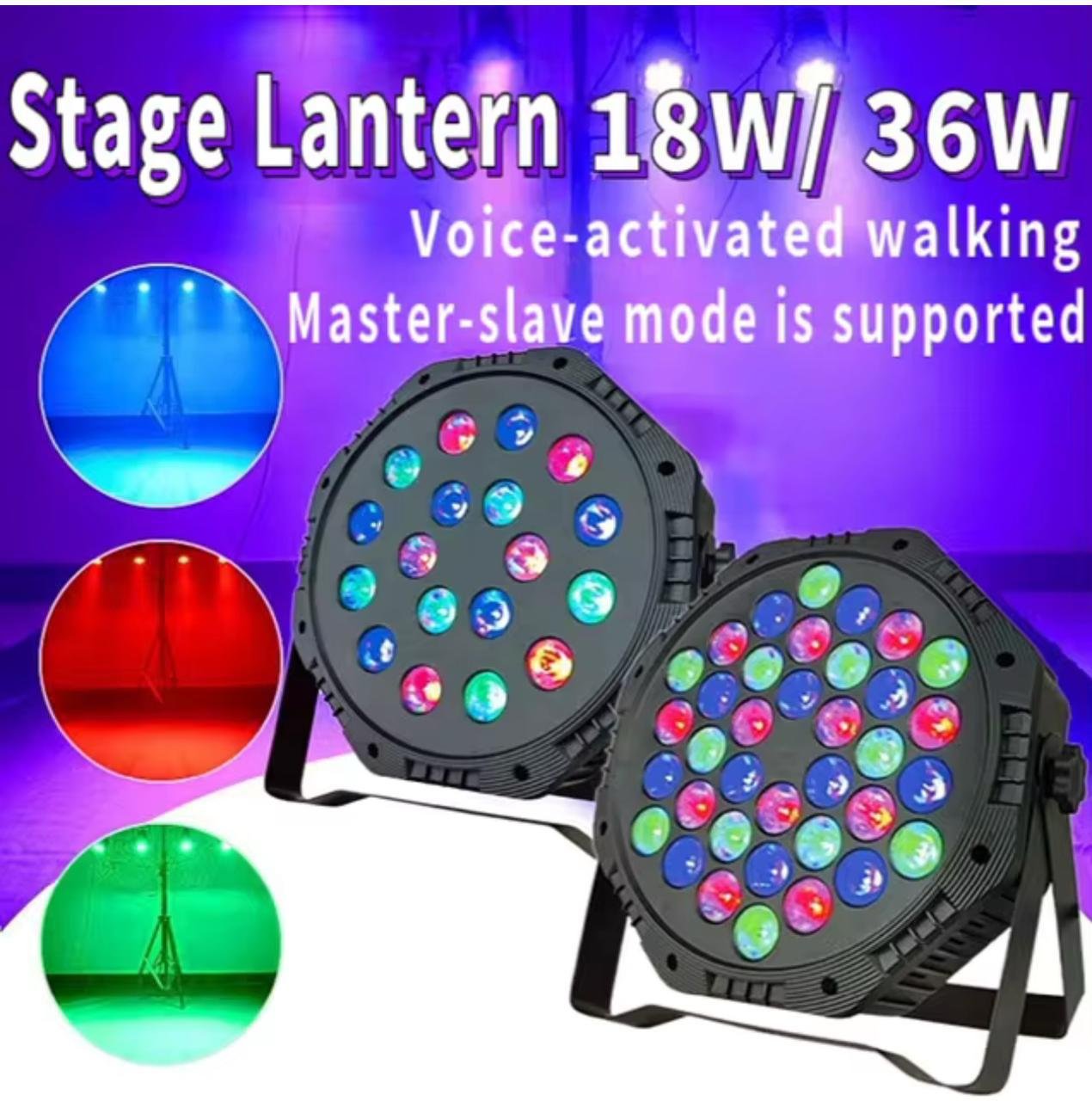 Proyector De Luces Rítmicas Rgb Con Control