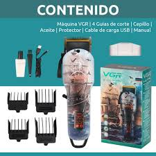 Máquina Cortadora Cabello, Corporal Recargable Vgr 689 - Image 3