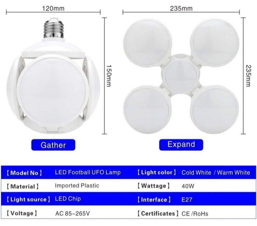BOMBILLO RGB BLUETOOHT 4 ASPAS - Image 7