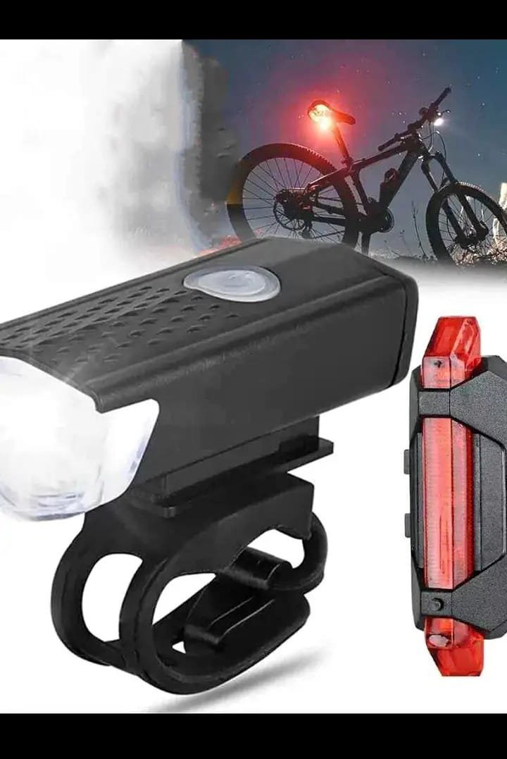 Ciclismo Cabezal Luz Bicicleta Bicicleta Delantera Trasera Juego - Image 4