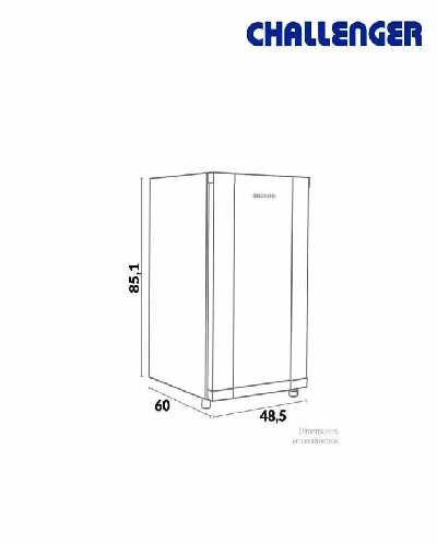 Nevera Challenger Minibar 121 LTS - Image 3